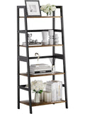 Estanteria Escalera Independiente con Cuatro Niveles para Bano, Cocina, Salon u Oficina