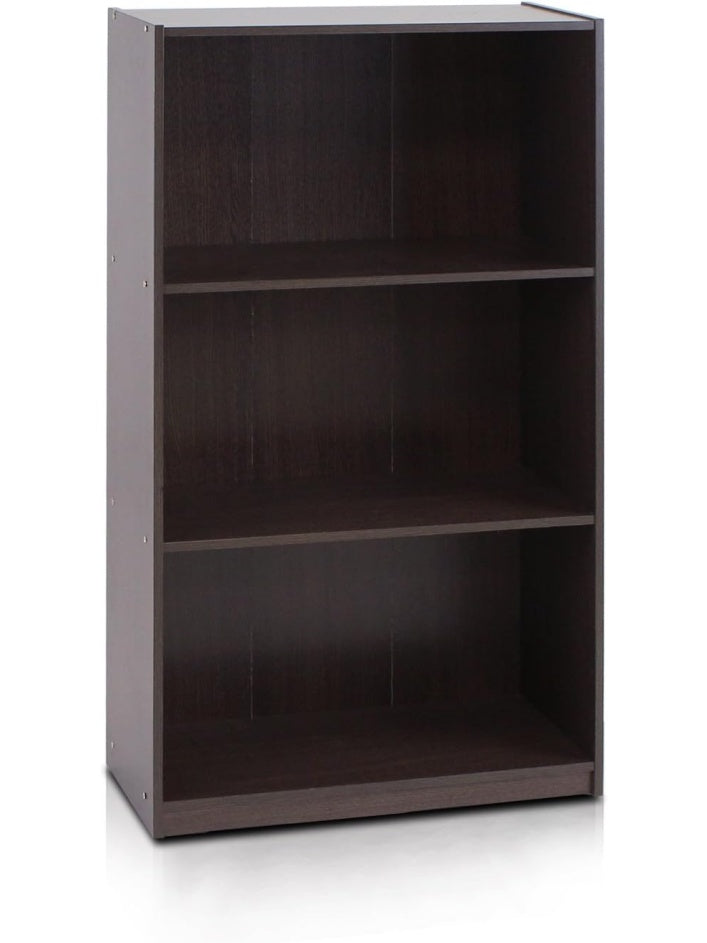 Libreria Abierta de Tres Alturas con Diseno Minimalista para Salon, Dormitorio y Oficina