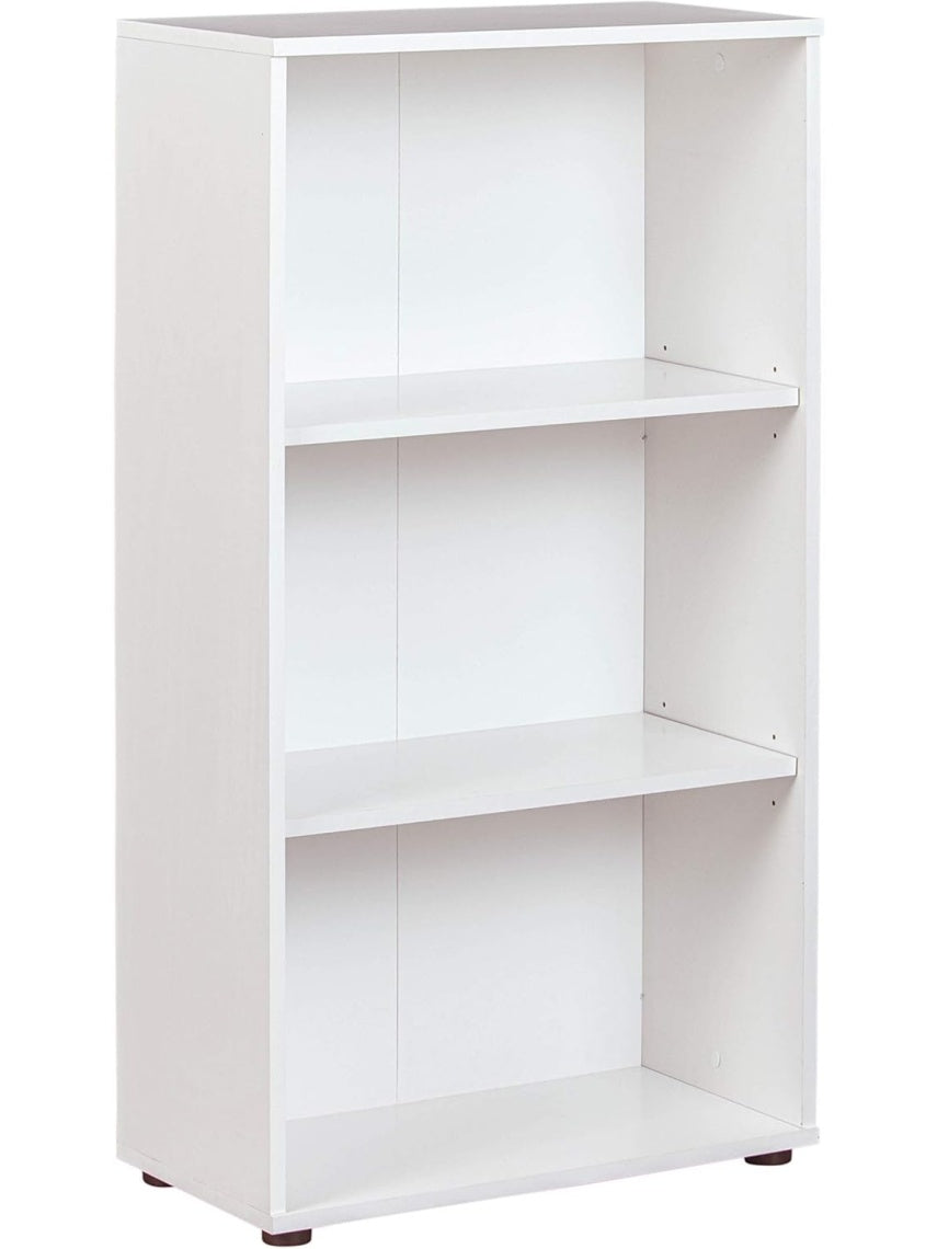 Estanteria Modular con Tres Compartimentos y Altura Regulable para Oficina y Salon